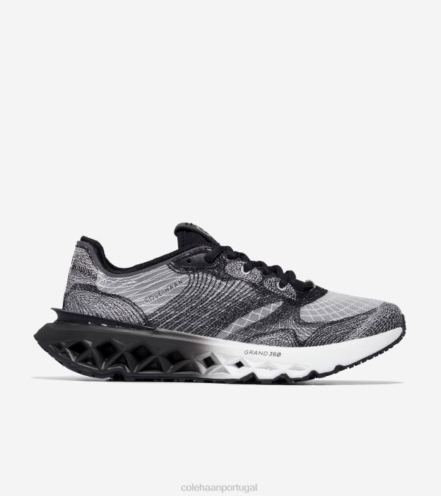 preto-cinza risca de giz-óptico branco calçados 8Z8F462 homens Cole Haan 5. tênis de corrida zerogrand embrostitch - Image 1