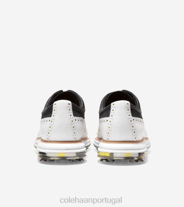 preto-óptico branco calçados 8Z8F484 homens Cole Haan sapato de golfe original grand tour - Image 3
