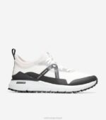 risca de giz branco-cinza calçados 8Z8F414 homens Cole Haan sapato de golfe superação zerogrand
