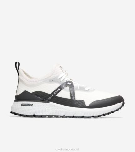 risca de giz branco-cinza calçados 8Z8F414 homens Cole Haan sapato de golfe superação zerogrand
