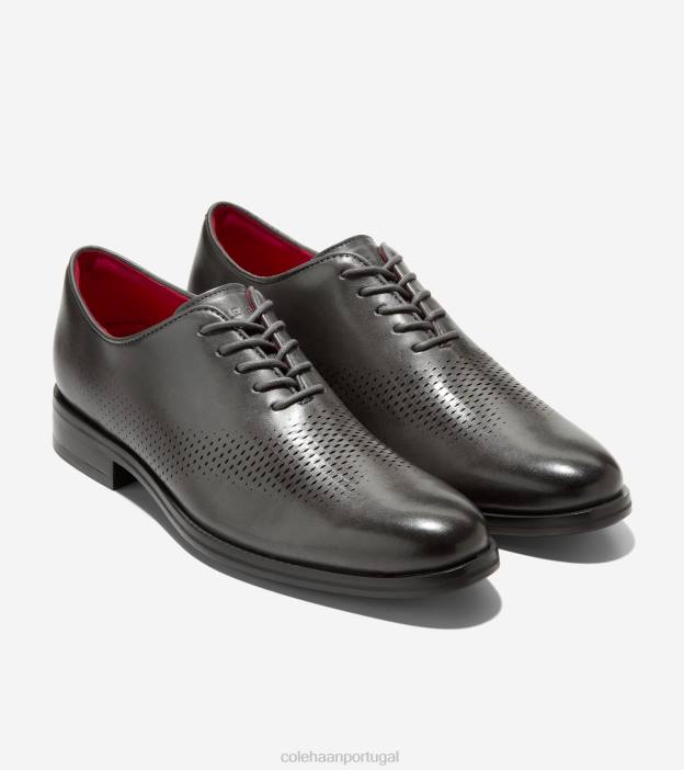 risca de giz cinza calçados 8Z8F423 homens Cole Haan Washington Grand Laser Wingtip Oxford - Image 5