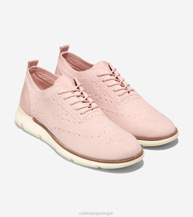 rose smoke tricotado em marfim calçados 8Z8F104 mulheres Cole Haan 4.zerogrand oxford - Image 5