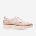 rosewater-rose smoke-ivory calçados 8Z8F168 mulheres Cole Haan originalgrand platform wingtip oxford