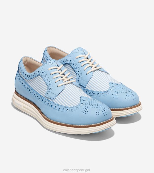 seersucker sino azul calçados 8Z8F288 homens Cole Haan originalgrand remasterizado longwing oxford - Image 6