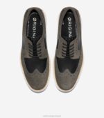 silenciosa tempestade-negro-marfim calçados 8Z8F327 homens Cole Haan originalgrand remasterizado longwing oxford - Image 4