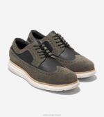 silenciosa tempestade-negro-marfim calçados 8Z8F327 homens Cole Haan originalgrand remasterizado longwing oxford - Image 5