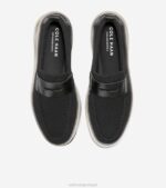 Stitchlite de bétula preto-prata calçados 8Z8F321 homens Cole Haan mocassim penny topspin grandpro - Image 4