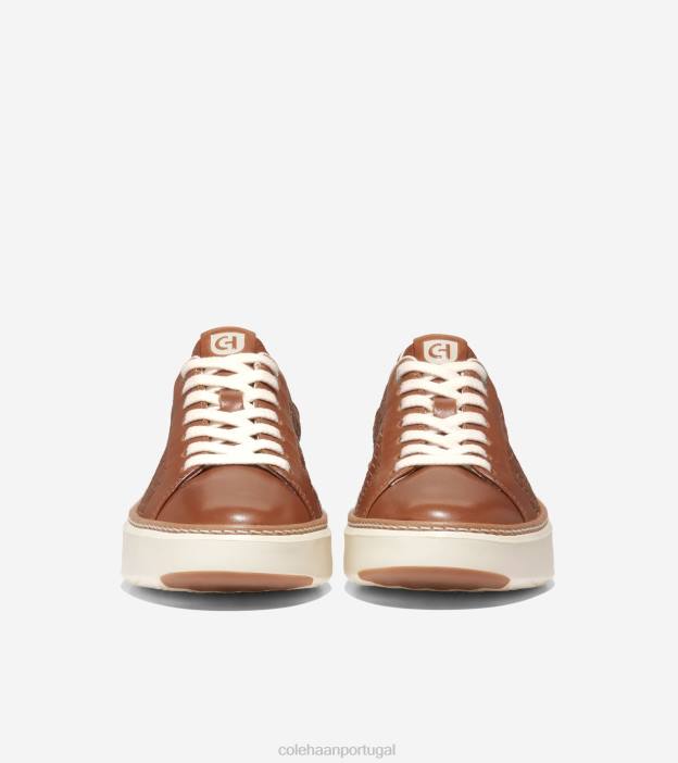 tecido pecan-óptico branco calçados 8Z8F25 mulheres Cole Haan tênis grandpro topspin - Image 2