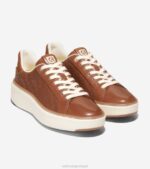 tecido pecan-óptico branco calçados 8Z8F25 mulheres Cole Haan tênis grandpro topspin - Image 5