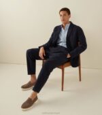 trufa nubuck-garça calçados 8Z8F377 homens Cole Haan penny loafer clássico americano - Image 2