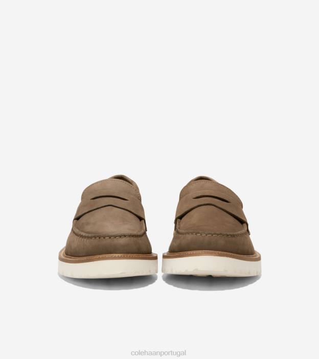 trufa nubuck-garça calçados 8Z8F377 homens Cole Haan penny loafer clássico americano - Image 3