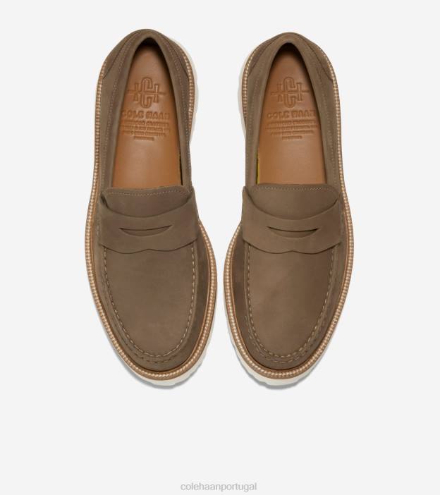trufa nubuck-garça calçados 8Z8F377 homens Cole Haan penny loafer clássico americano - Image 5