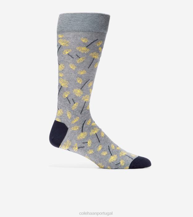 urze cinza médio acessórios 8Z8F587 homens Cole Haan vestido dente de leão meia tripulação - Image 4